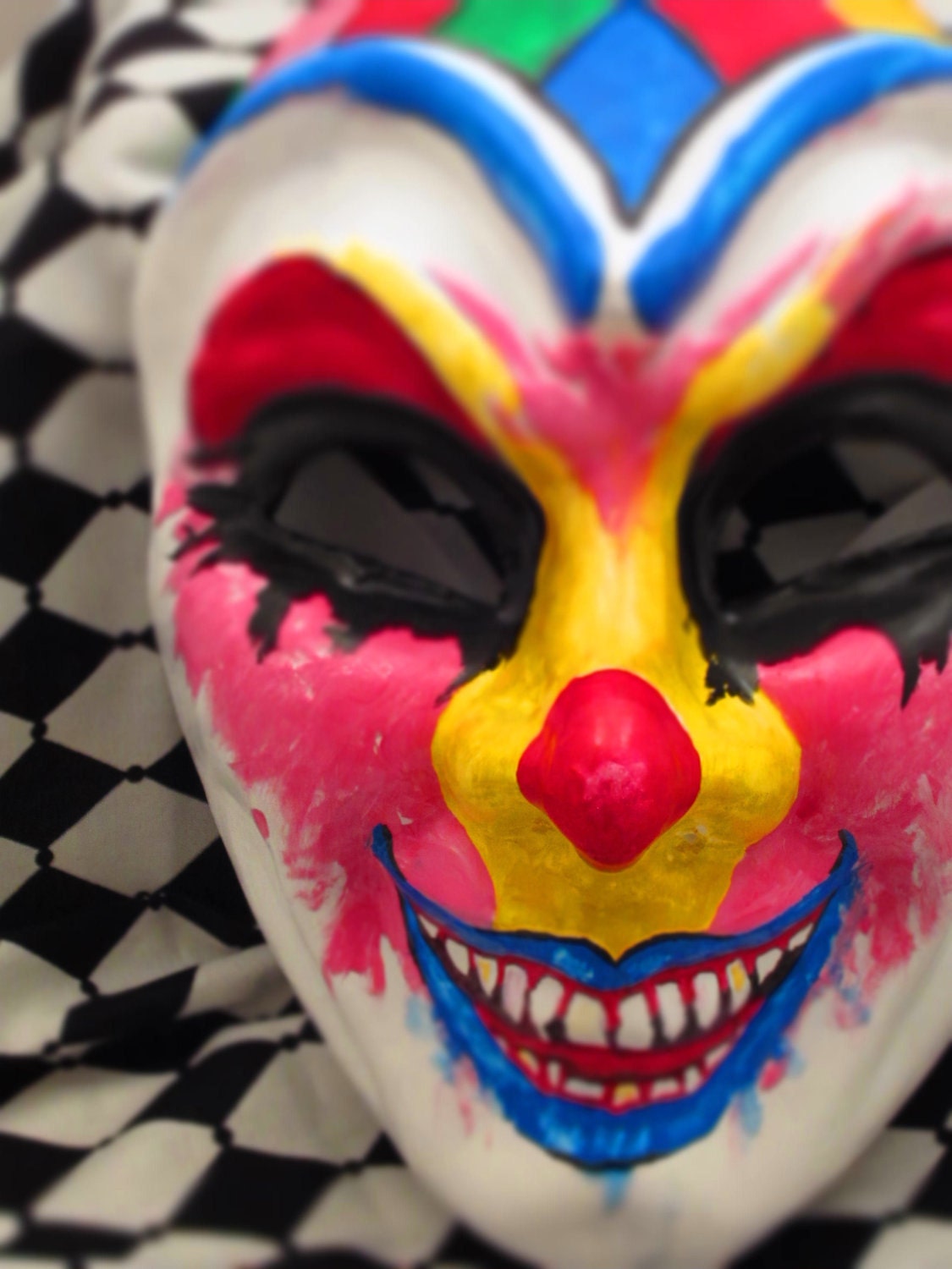 Funhouse Mask for Costume/Masquerade/Halloween/Mardi Gras/Cosplay
