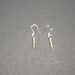 Sterling silver spiral wired earrings
