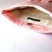 Fold over, handbag, clutch, pouch, purse - Delicada Fold Over Clutch in Pink Cotton - SALE - Prices already reduced