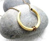 Mens Necklace Geometric Necklace Circle Necklace Mens Jewelry For Him or Her