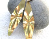 Gold Geometric Earrings Long Dangle Earrings Kite Earrings