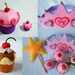 Felt cake pattern-Big cupcake and birthday cupcake set--PDF via Email-F25, F25A