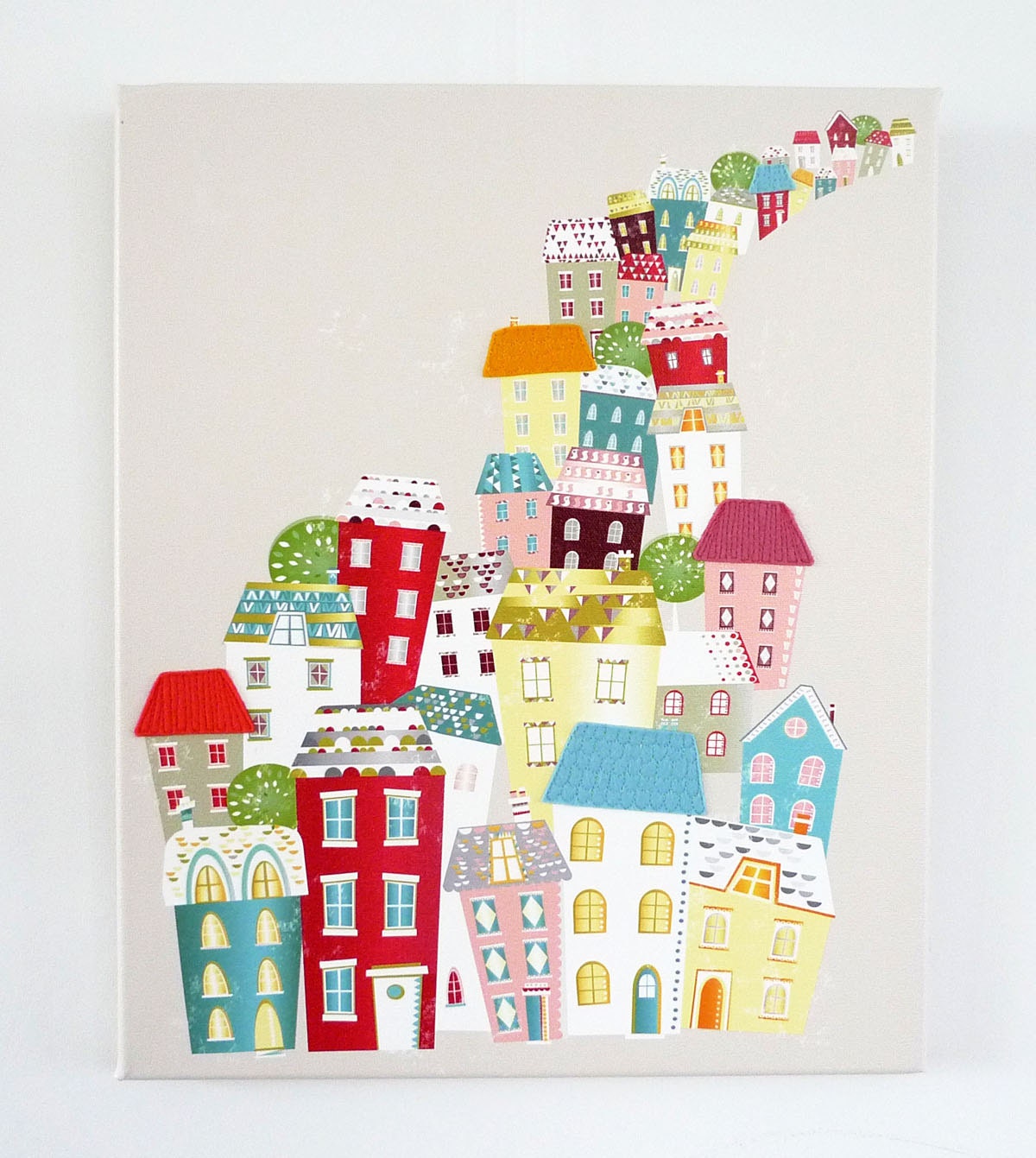 City living - Textiles Canvas Print
