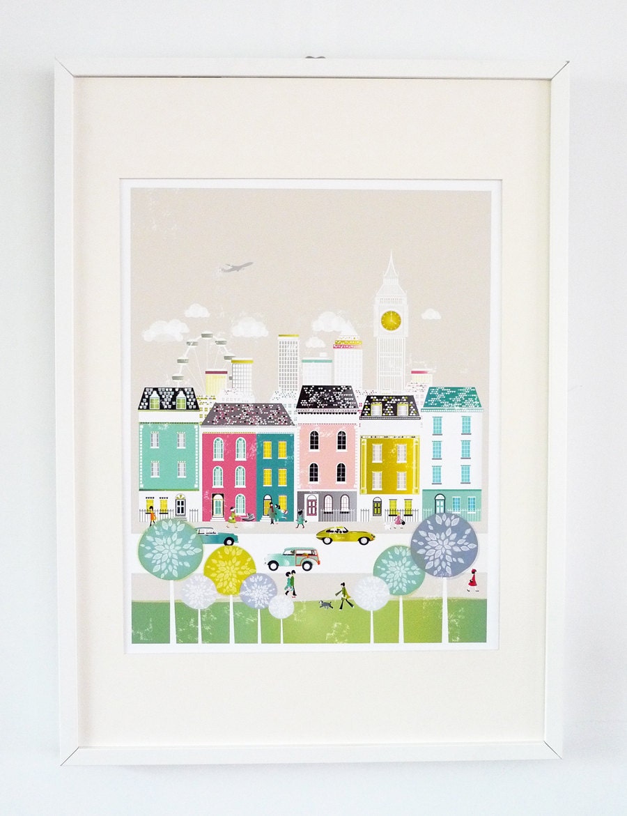 London - A2 large print