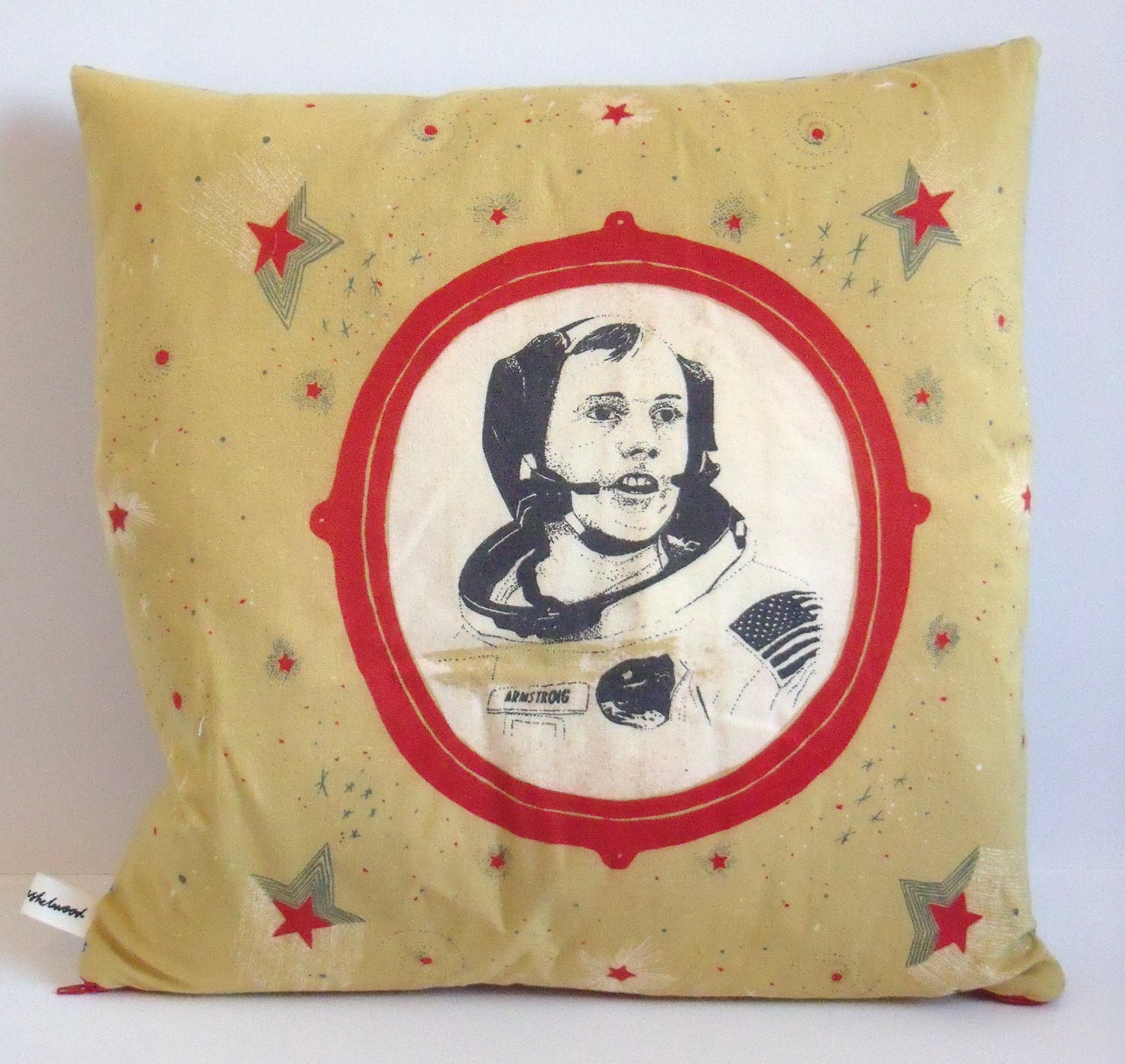 Neil Armstrong Cosmonaut Cushion Pillow