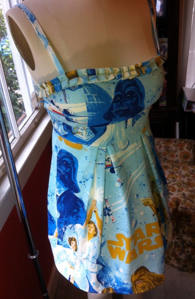 Star Wars Mini Dress Upcycled with Pockets