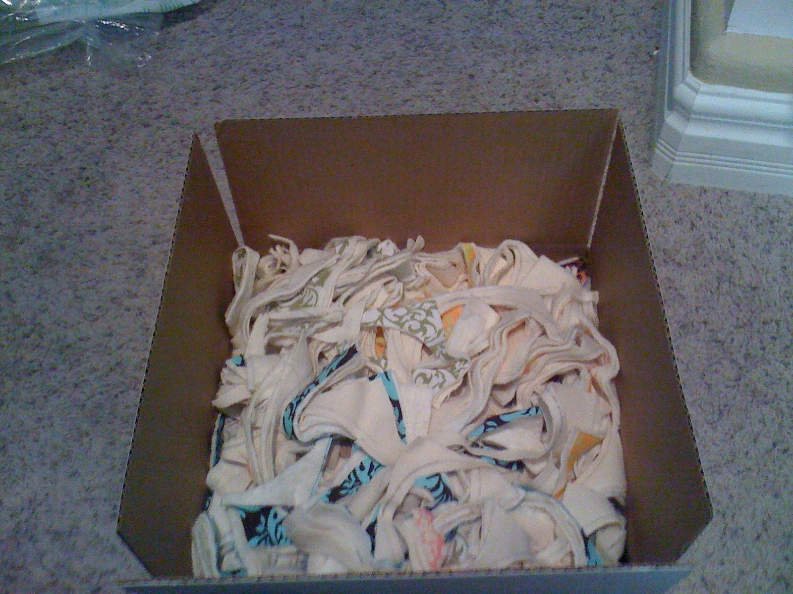 Fabric Scraps Designer Organic Bamboo Cotton and Organic Flannel  REUSE REPURPOSE