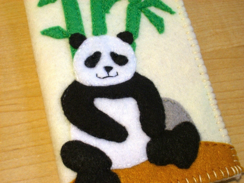 iphone case - ipod touch case - cell phone case - ipod case - Handmade Panda Case