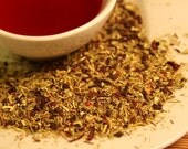 Antiox / Organic Red Tea with Rooibos and Hibiscus / Zanitea Loose Leaf Blend Makes 10 to 12 Cups
