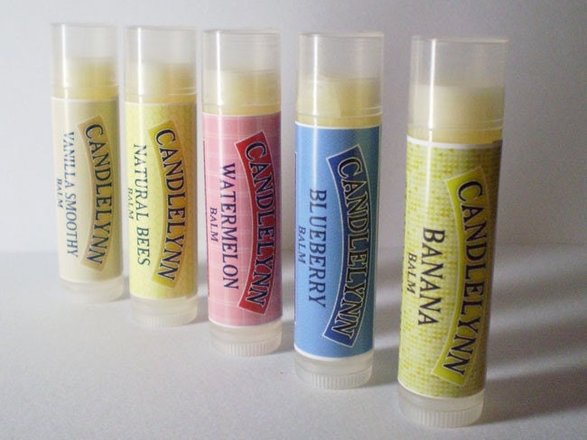 3 PACK SPECIAL - Lip Balms by Candle Lynn - Made with Organic Shea and Cocoa Butters