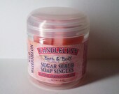 Sugar Scrub Soap Singles - WILD WATERMELON - 3 oz