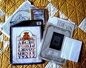 SAMPLER EMBROIDERY KIT Bucilla needlepoint Cross Stitching Book Patterns
