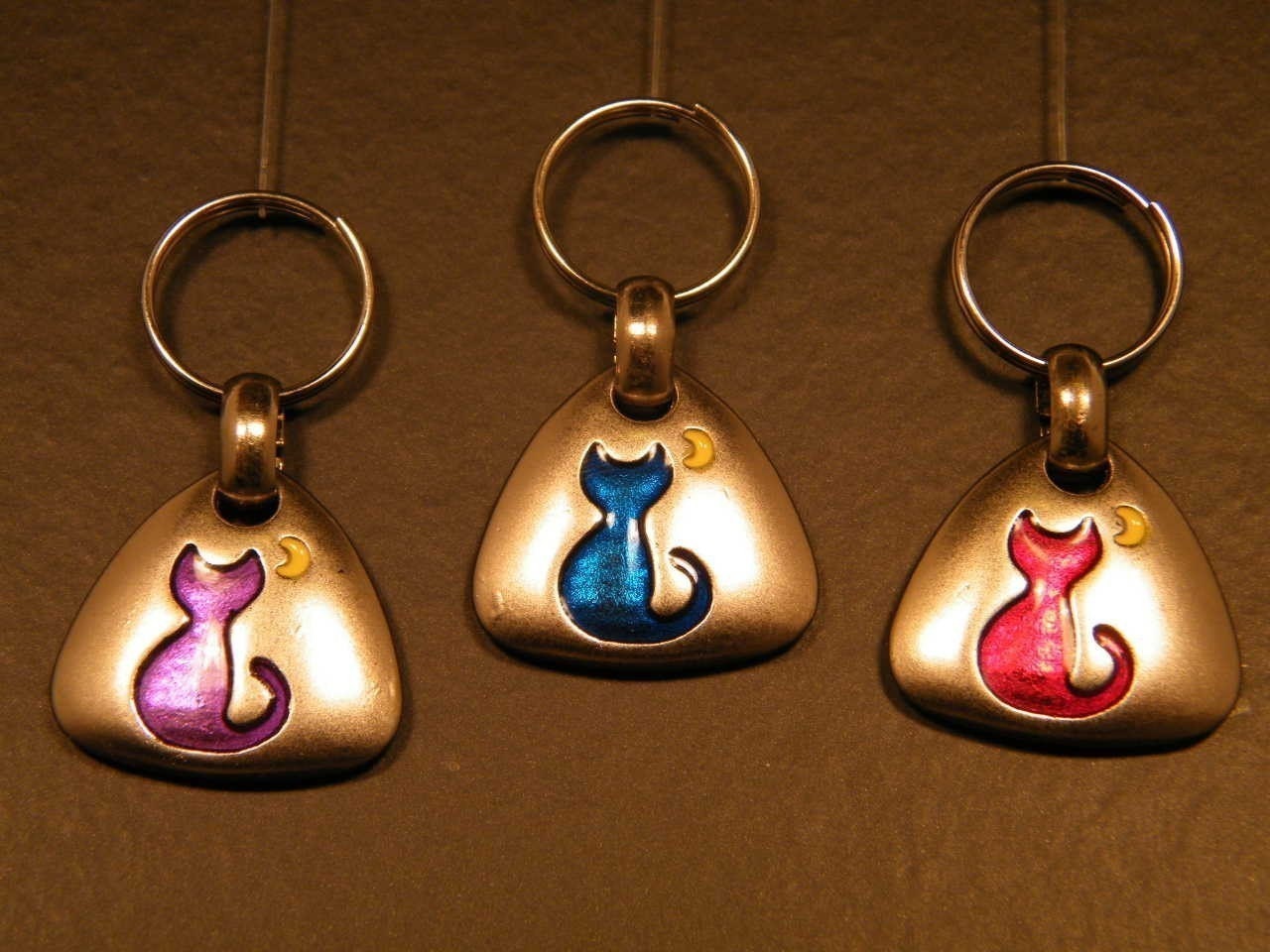 HandEngraved ....PusssKat ... -Pet CAT ID TAGS - BUY 2 TAGS only 20