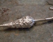 Antique Sterling Silver Parasol  Brooch