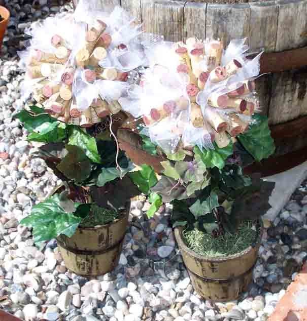 Wine Cork Topiary