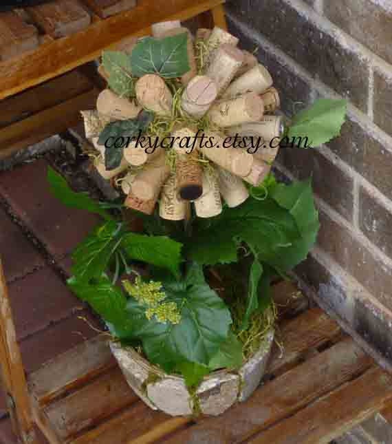 Wine Cork Topiary