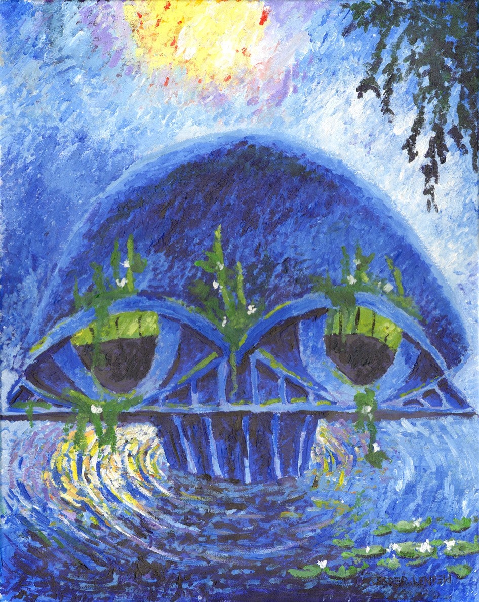 Hall of Doom at Giverny: Sunset print
