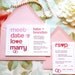 Modern Love Wedding Invitations - Deposit