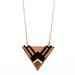 Egyptian triangle necklace