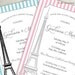 Paris Themed Shower Invitation - a printable photo card featuring the Eiffel Tower