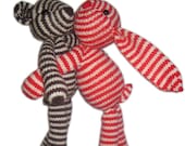 Bubu Bear the striped TEDDY PDF Email Knit PATTERN