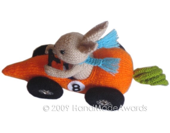 Fittipaldi Car Carrot PDF Email Knit Pattern