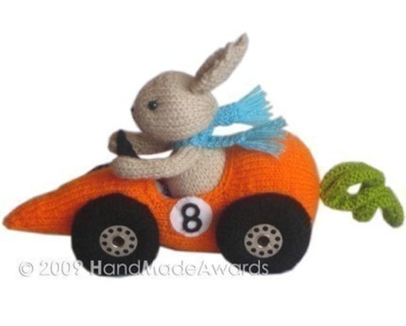 FITTIPALDI Car Carrot PDF Email Crochet PATTERN