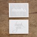 8 Thank You Cards (A2)