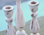 Set of 3 Candle Holder Centerpieces Customized with your Choice of Color