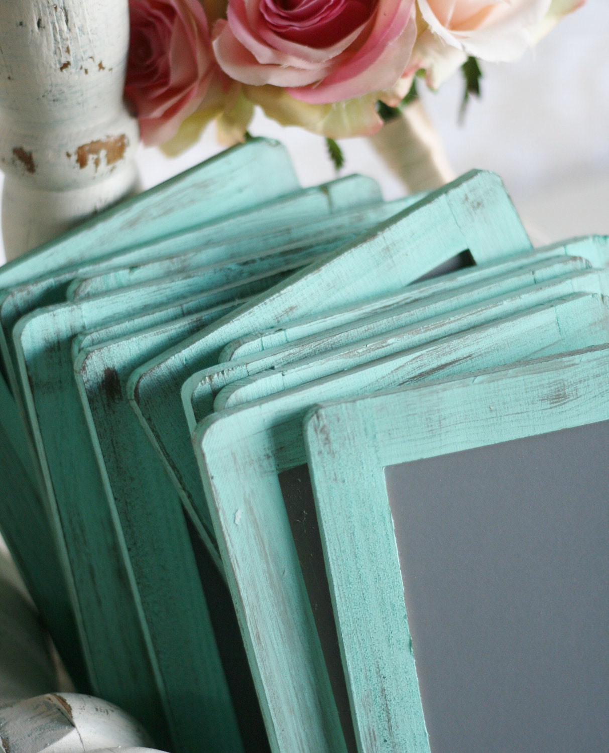 Rustic Chic Wedding Chalkboard Table Numbers Set of 12 (item P10230)