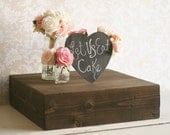 Rustic Wood Cake Stand Country Barn Wedding Decor