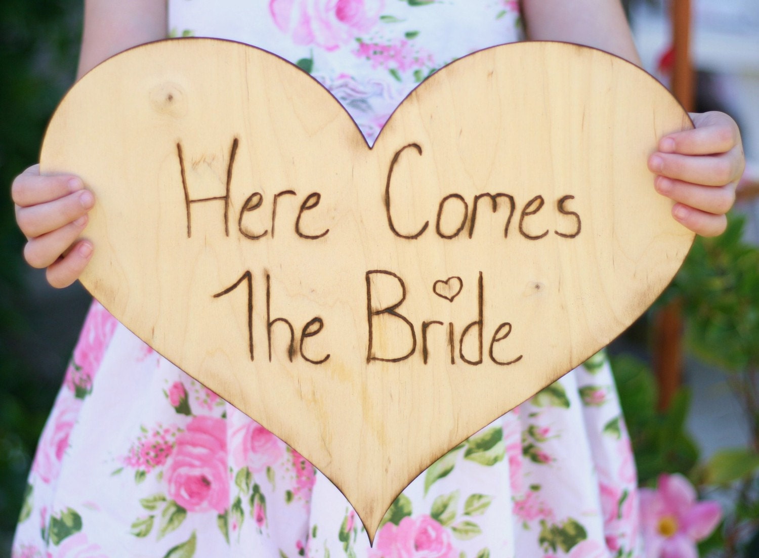HUGE Double Sided Wedding Sign Here Comes The Bride and Just Married (item E10570)