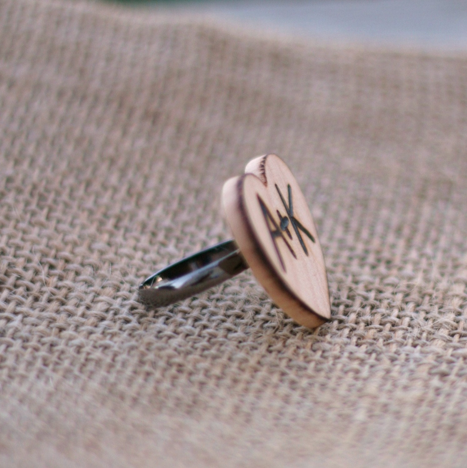 Personalized Engraved Engagement Wedding Ring (item E10292)