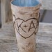 Birch Vase Centerpiece Bride Bouquet Flower Arrangement Holders Personalized