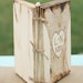 LARGE Personalized Engraved Rustic Wedding Guest Book (item E10085)