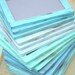 SET of 12 Custom Distressed Barn Wood Style Wedding 4x6 Chalkboard Signs Frames & Small Easels
