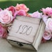I Do Hand Engraved Wood Ring Bearer Pillow Jewelry Box (item E10403)