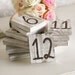 Barn Wood Table Numbers Rustic Wedding SET of 12 (item P10033)
