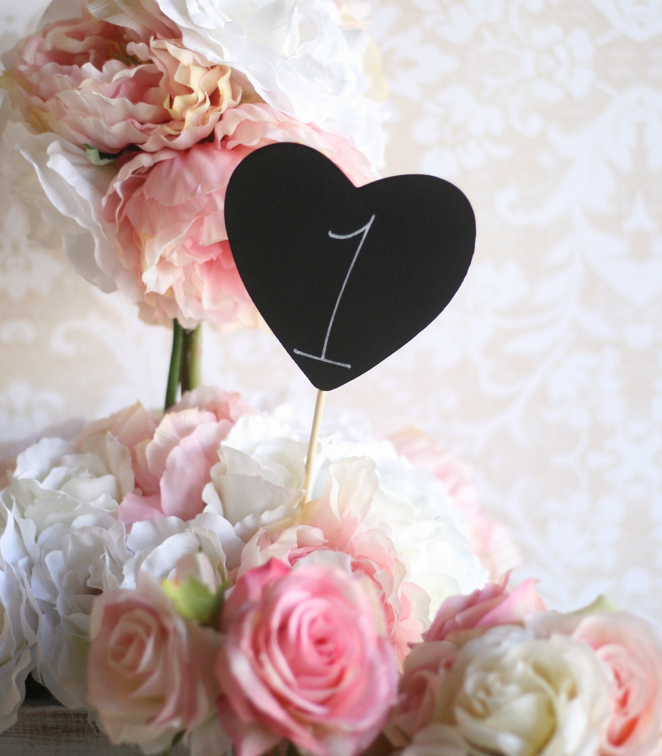 Chalkboard Signs Table Numbers Rustic Wedding Decor SET of 12 (item M10349)