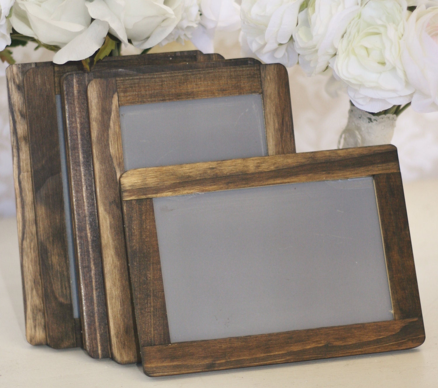 Wedding Chalkboards Rustic Signs Barn Wood Decor SET of 4 (item P10247)