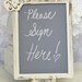 Personalized Wedding Chalkboard Shabby Chic Sign (item P10172)