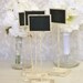 Rustic Chalkboard Signs Shabby Chic Wedding Decor SET of 4