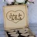 Bridal Shower Guest Book Rustic Wedding Advice Box Shabby Chic Decor (item E10078)