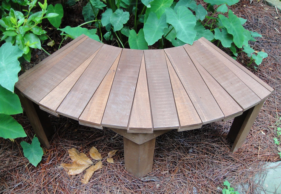Hand Crafted 44 Inch Pine or Spruce Fan Bench or Table For the Inside or Porch Use