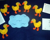 6 Little Ducks Flannel Board Felt Story Set and BONUS