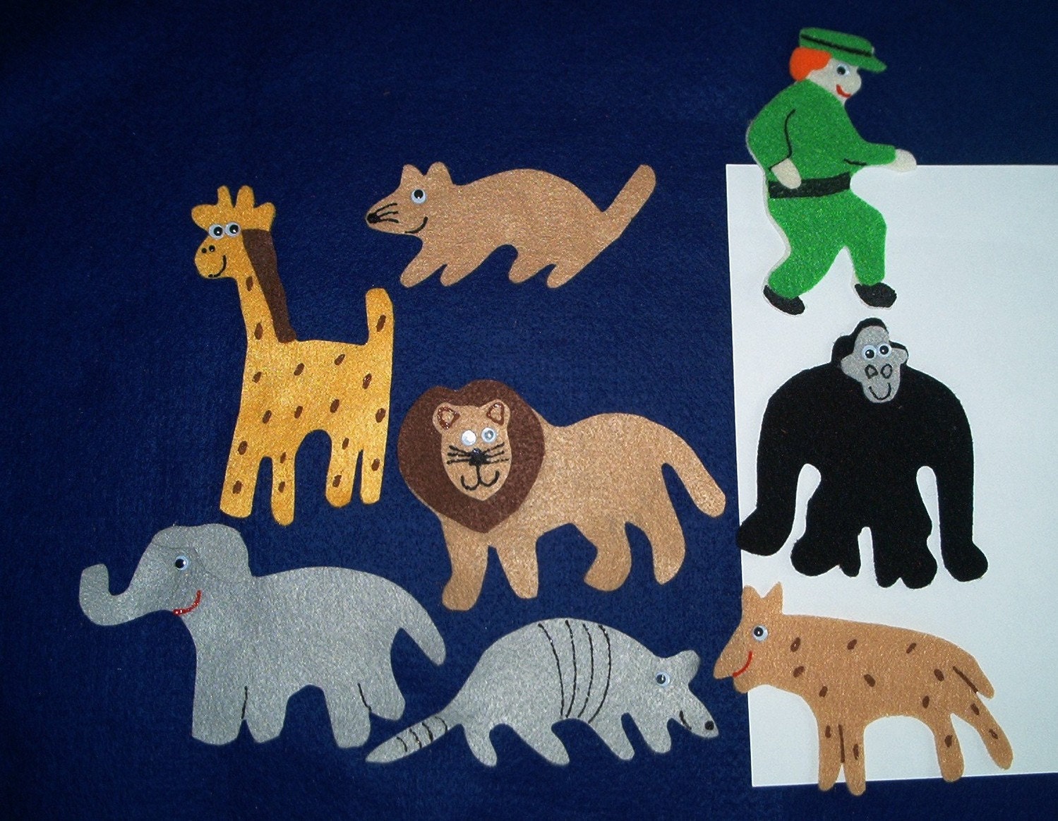 Goodnight Gorilla Flannel Board Felt Story Set and BONUS