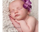 Baby headband -Infant headband -Flower headband - Newborn headband - Little girl headband - Baby girl headband - Purple headband
