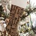 Burlap Stocking- Linen Cuff