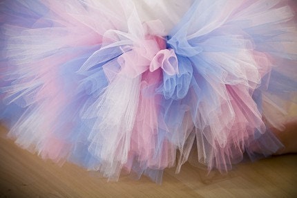 You Choose Colors - A 10" Tutu by Cuddlehugs With Free Coordinating Flower Clip For Infants to size 6 Toddler - Larger Sizes Available