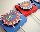 SuperHero Lollipop Party Favors, Set of Ten Il_170x135